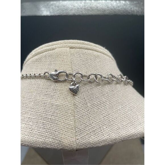 Vintage Brighton Heart Necklace Glass Black Beads - Picture 2 of 9